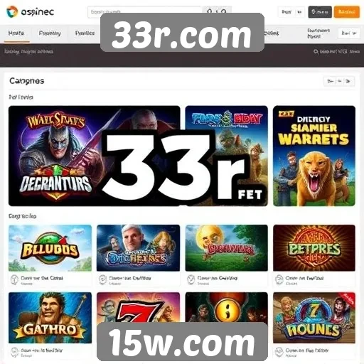 33r.com oferece uma ampla gama de jogos online