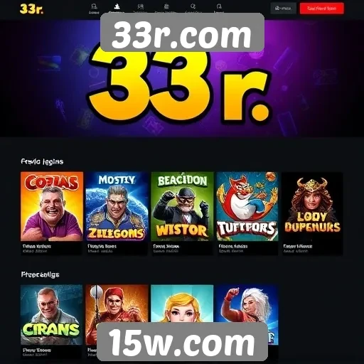 Navegabilidade do site 33r.com é intuitiva