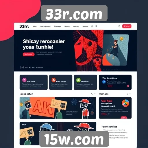 Análise da interface do usuário do site 33r.com