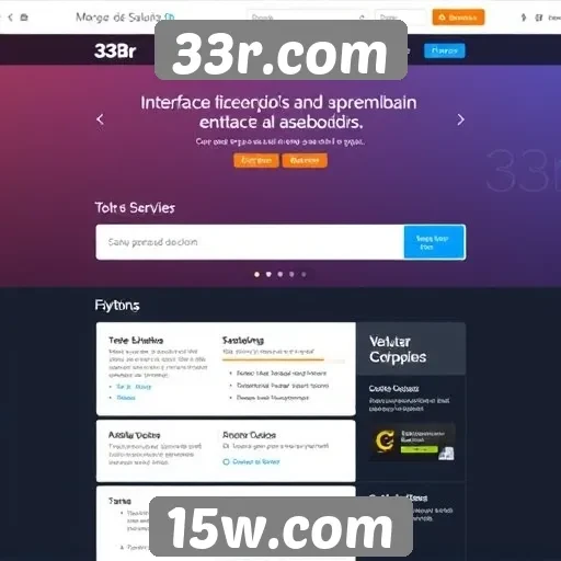 Avaliação da interface do usuário no site 33r.com